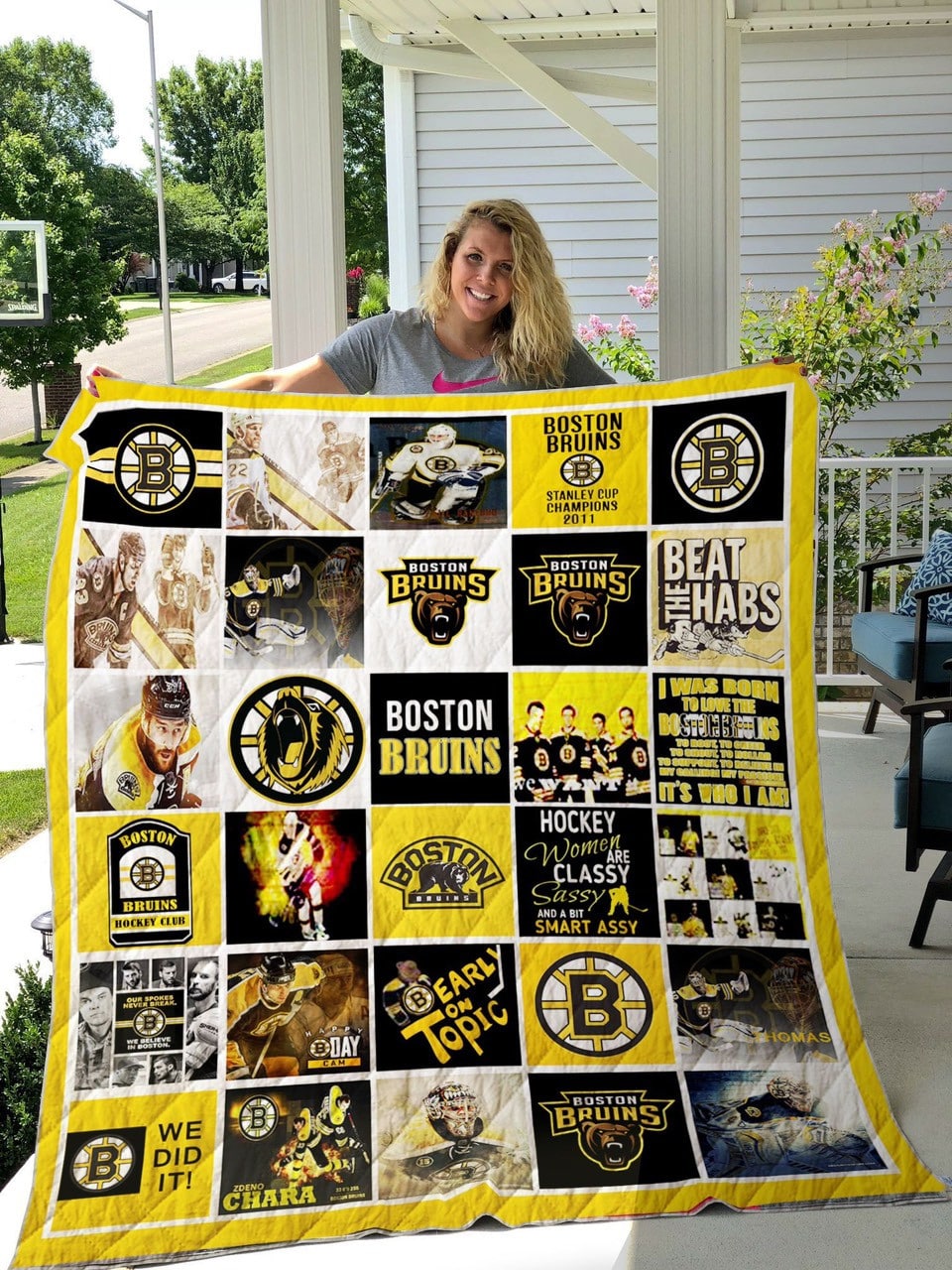 Boston Bruins 2 Blanket 1 Boston Bruins 2 Blanket