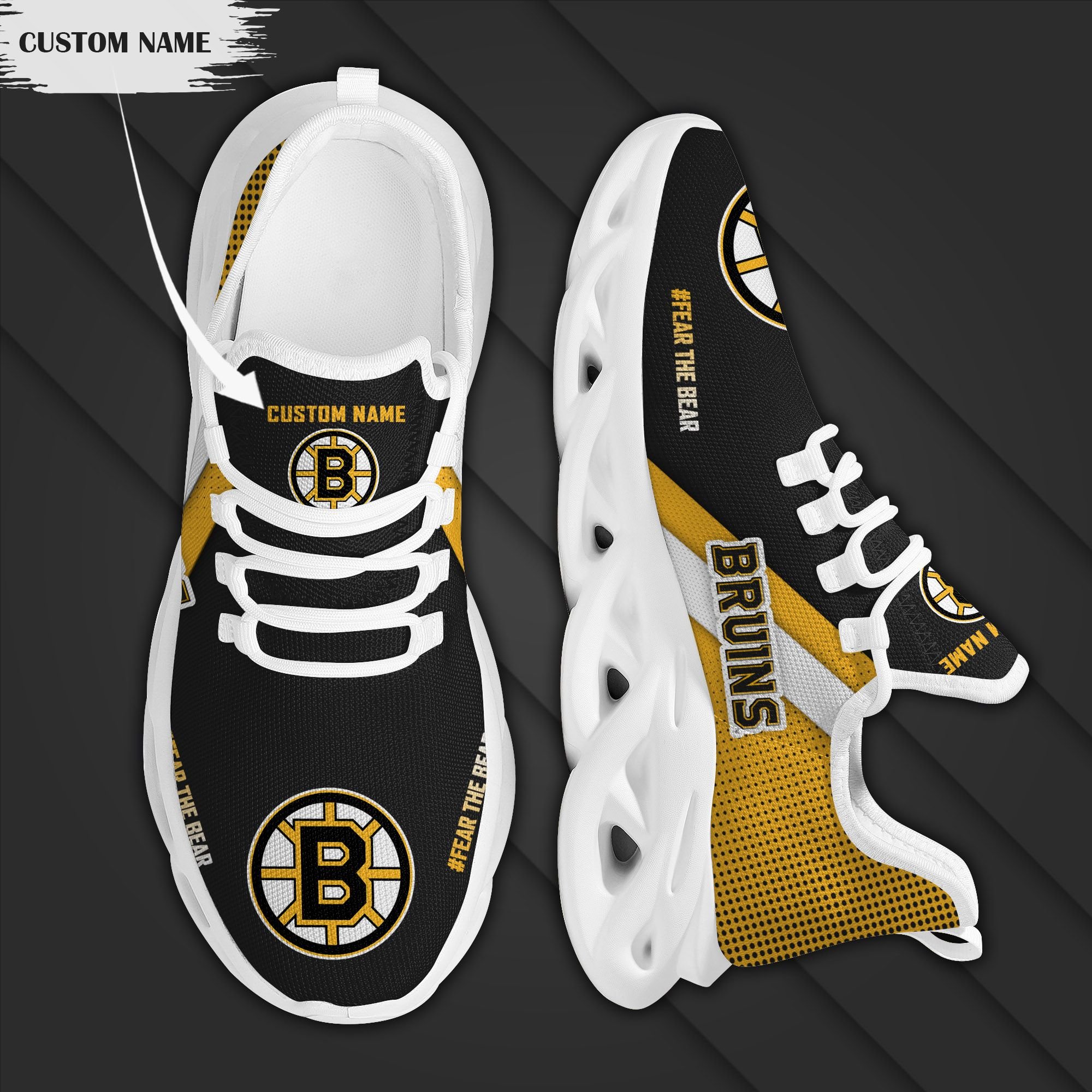 Boston Bruins A2 Max Soul Shoes 1 Boston Bruins A2 Max Soul Shoes