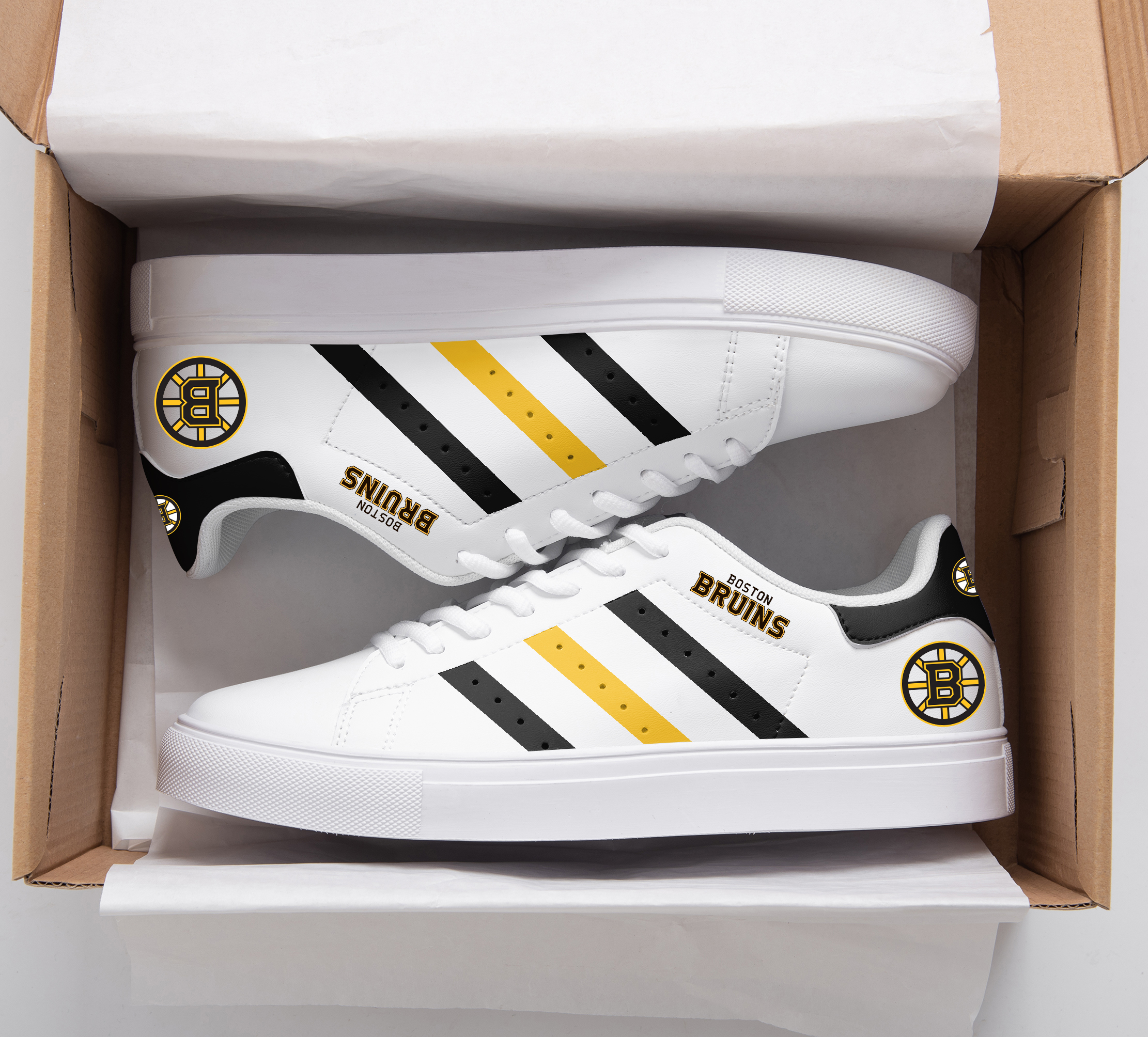 Boston Bruins Stan Smith Shoes 1 Boston Bruins Stan Smith Shoes