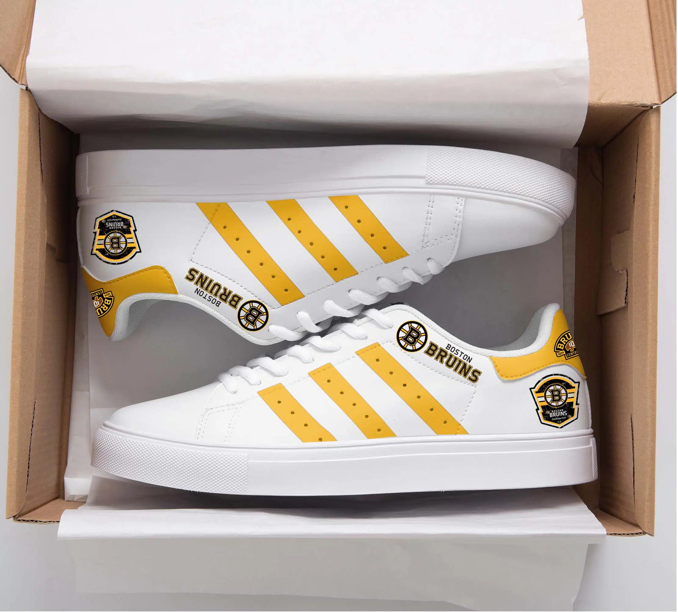 Boston Bruins Stan Smith Shoes 1 Boston Bruins Stan Smith Shoes