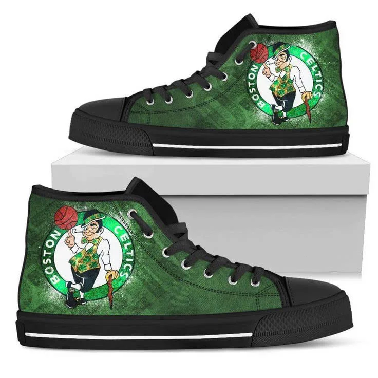 Boston Celtics High Top Shoes 02 1 Boston Celtics High Top Shoes 02