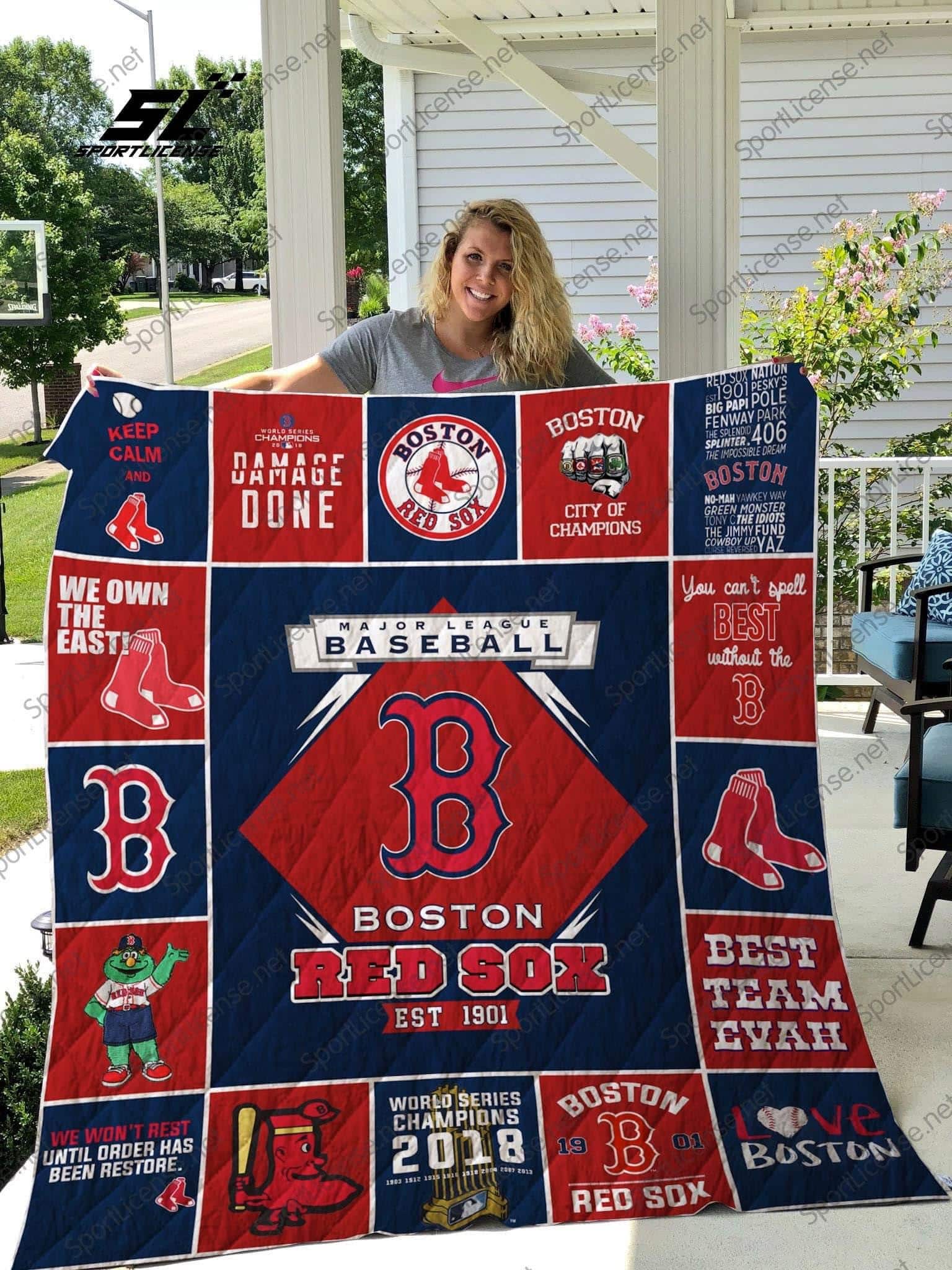 Boston Red Sox 2G Blanket 1 Boston Red Sox 2G Blanket