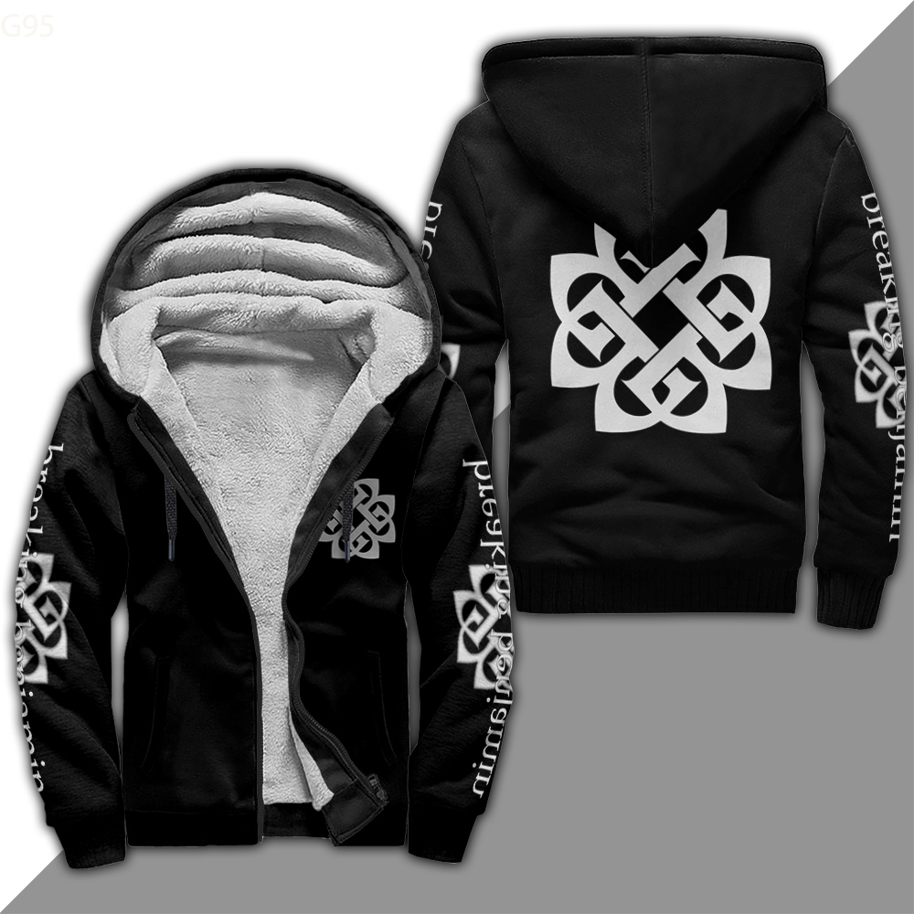 Breaking Benjamin A1 Fleece Jacket 1 Breaking Benjamin A1 Fleece Jacket