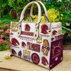 Brisbane Broncos Leather Handbag