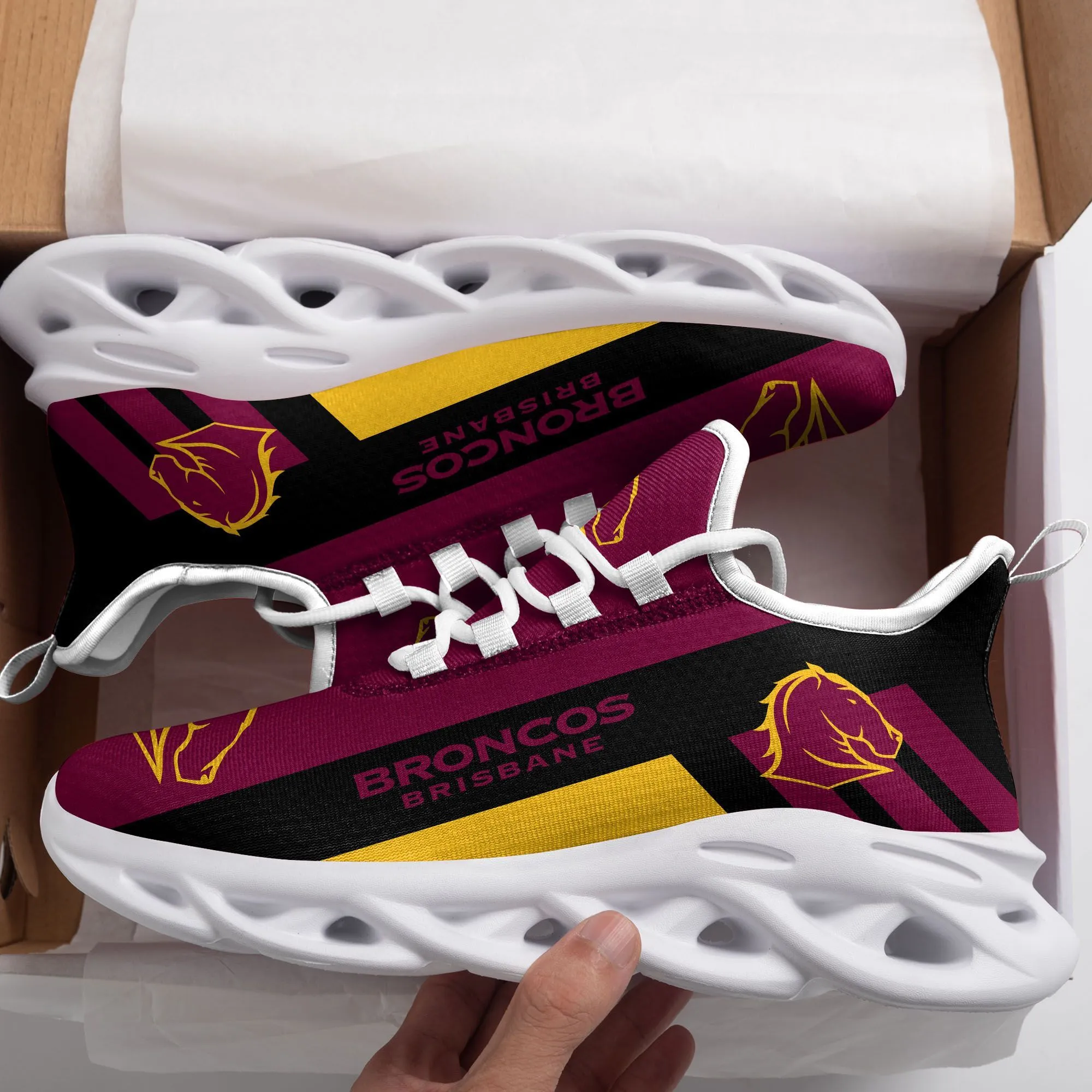 Brisbane Broncos Max Soul Shoes 1 Brisbane Broncos Max Soul Shoes