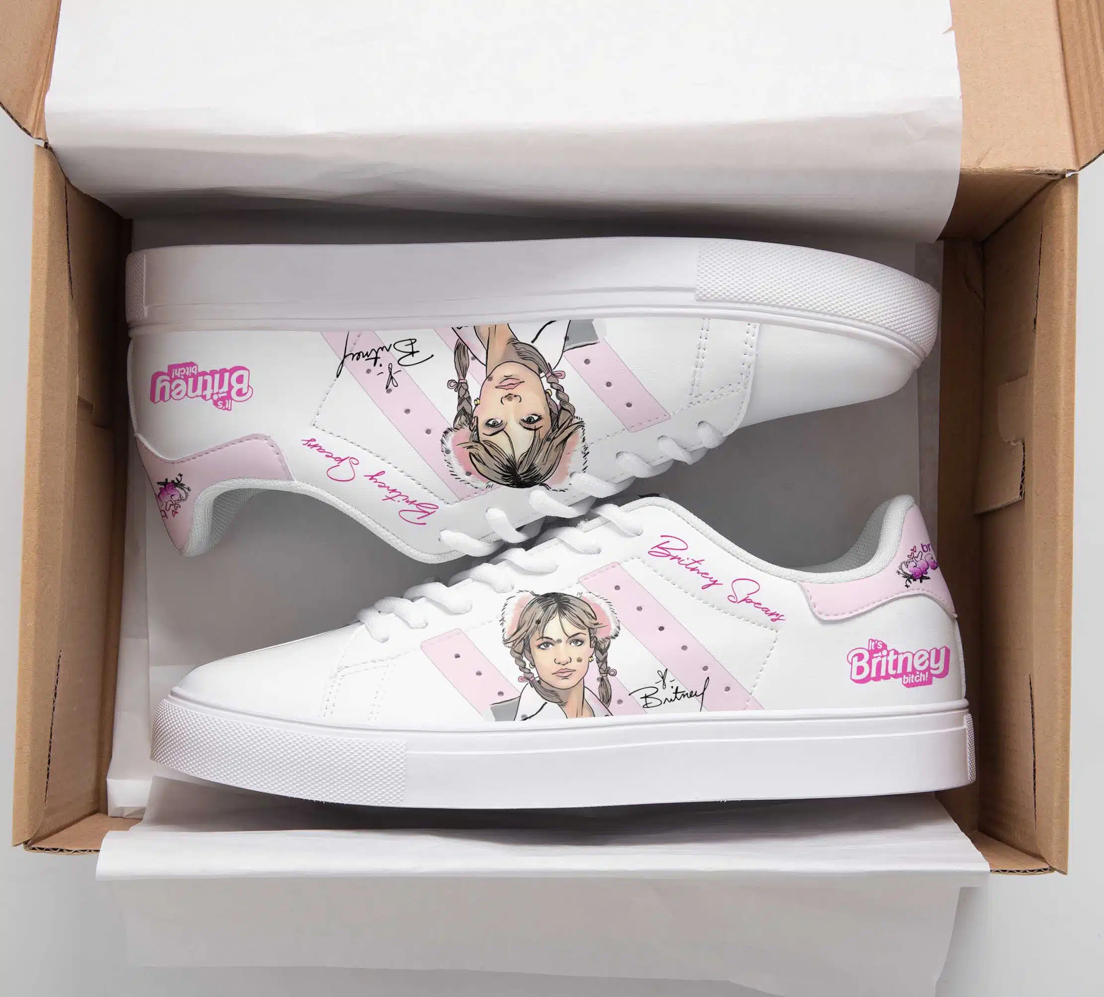 Britney Spears A1 Stan Smith Shoes 1 Britney Spears A1 Stan Smith Shoes