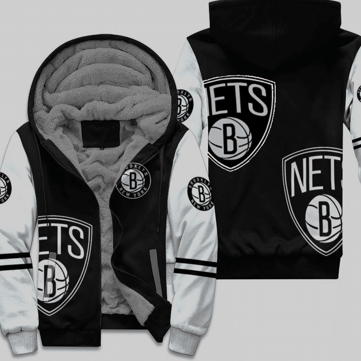 Brooklyn Nets 1 Fleece Jacket 1 Brooklyn Nets 1 Fleece Jacket