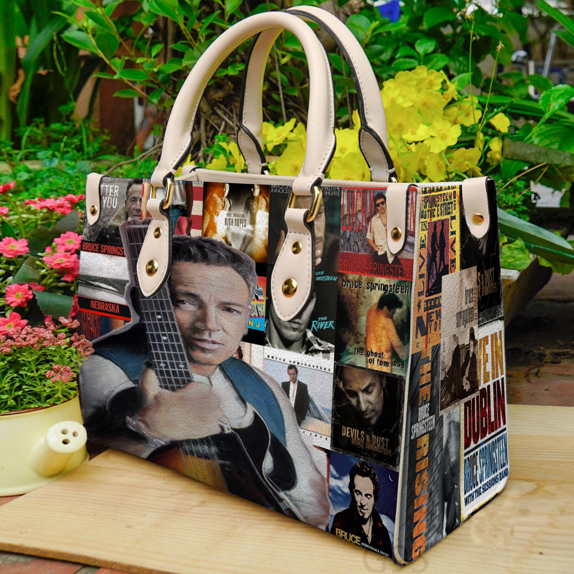 Bruce Springsteen Love I2 Leather Handbag 1 Bruce Springsteen Love I2 Leather Handbag