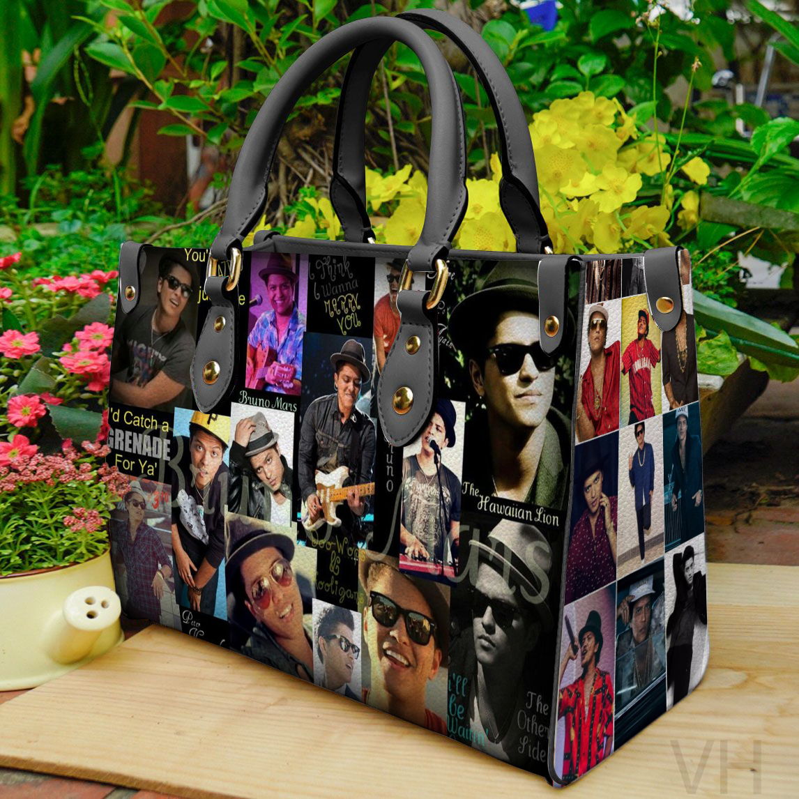 Bruno Mars Leather Handbag 1 Bruno Mars Leather Handbag