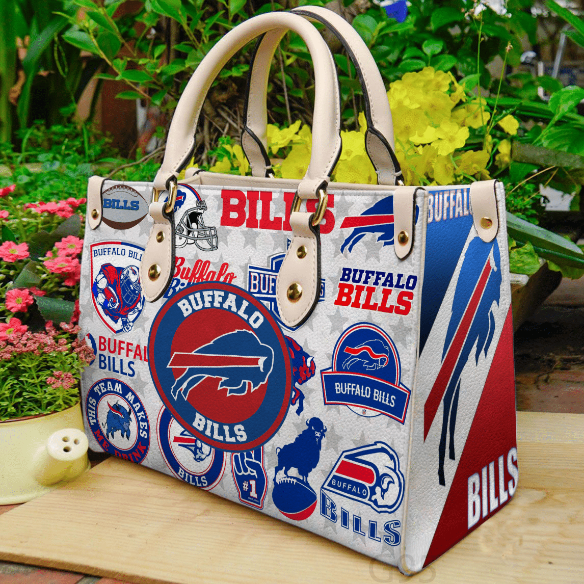 Buffalo Bills Leather Handbag 1 Buffalo Bills Leather Handbag