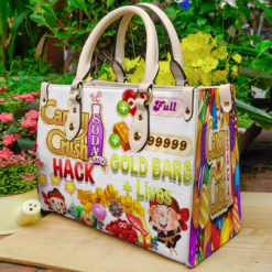Candy Crush Saga Leather Handbag