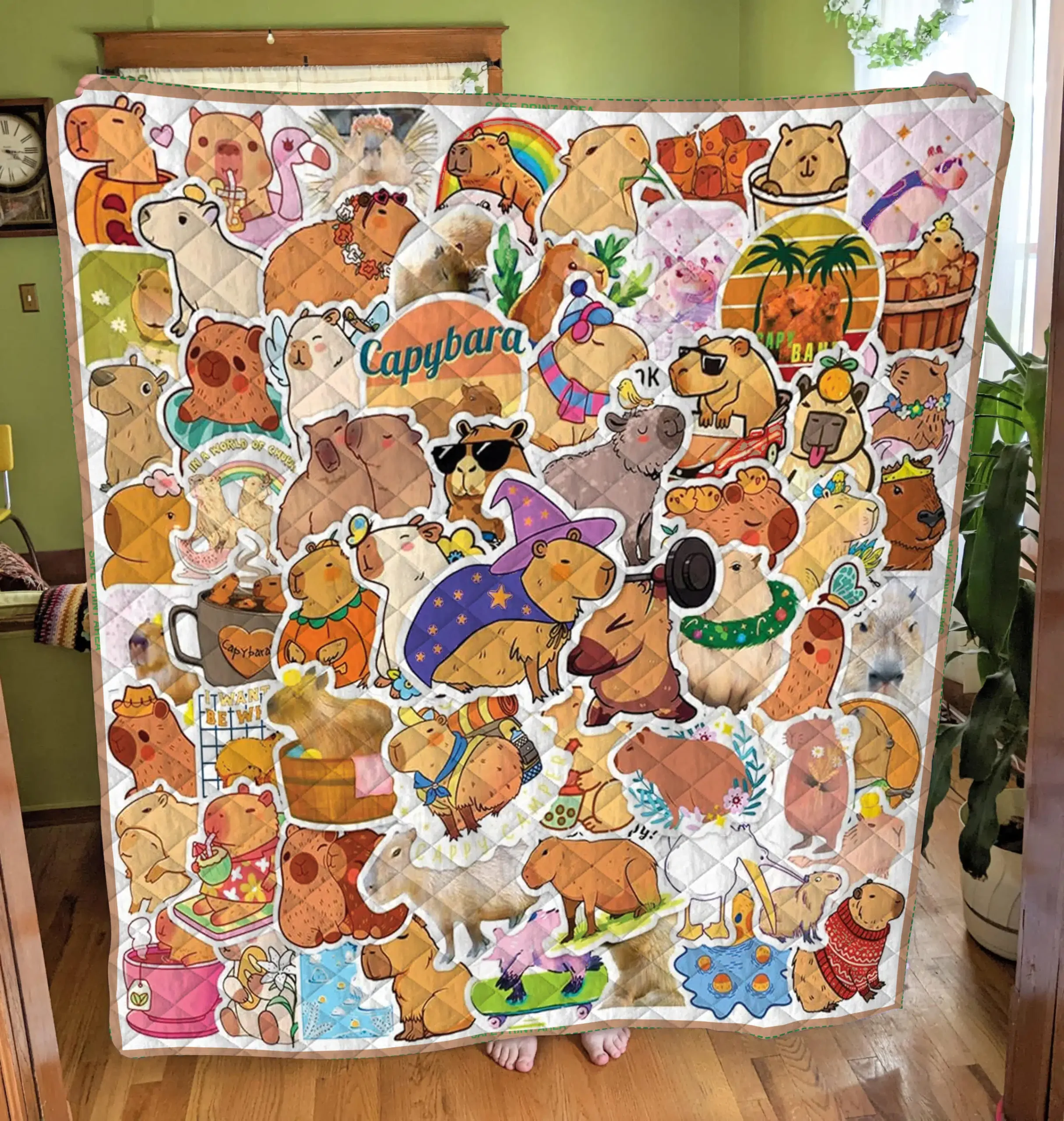 Capybara Blanket 1 Capybara Blanket