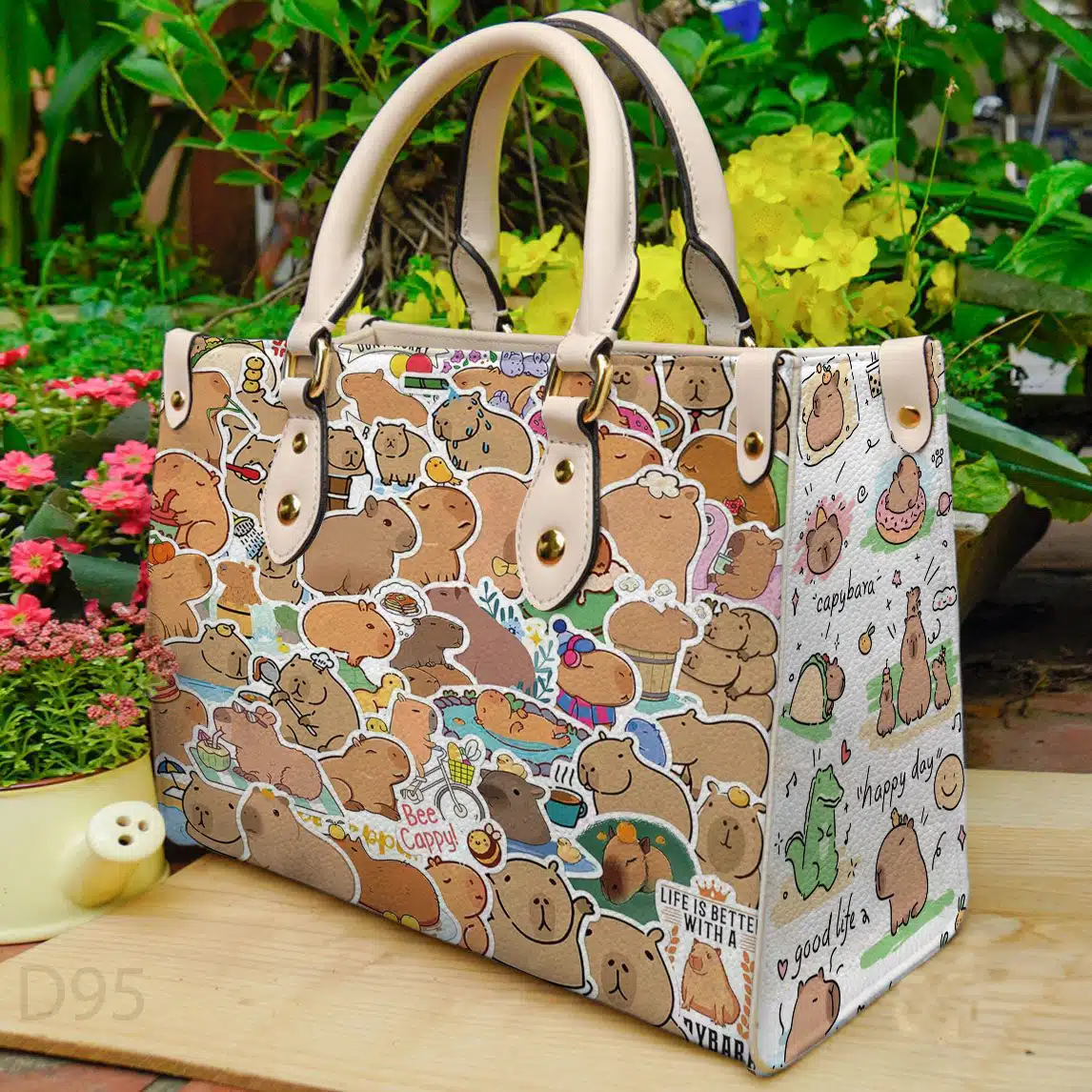 Capybara Leather Handbag 1 Capybara Leather Handbag