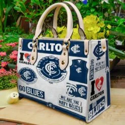 Carlton Football 1 Leather Handbag