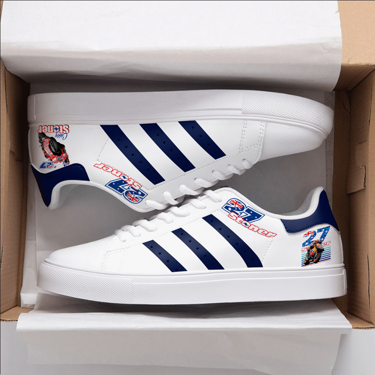Casey Stoner A2 Stan Smith Shoes 1 Casey Stoner A2 Stan Smith Shoes