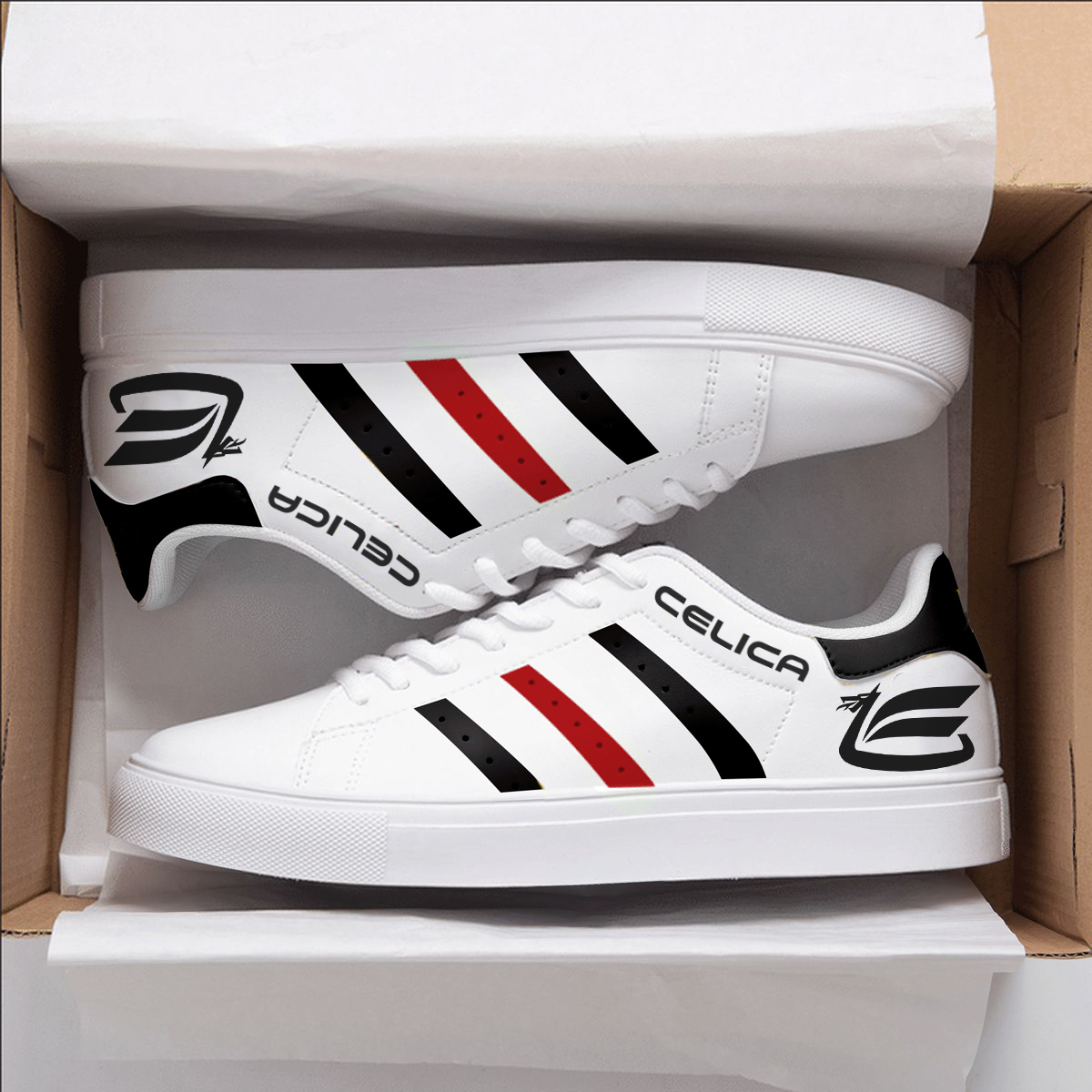 Celica Red Stan Smith Shoes 1 Celica Red Stan Smith Shoes