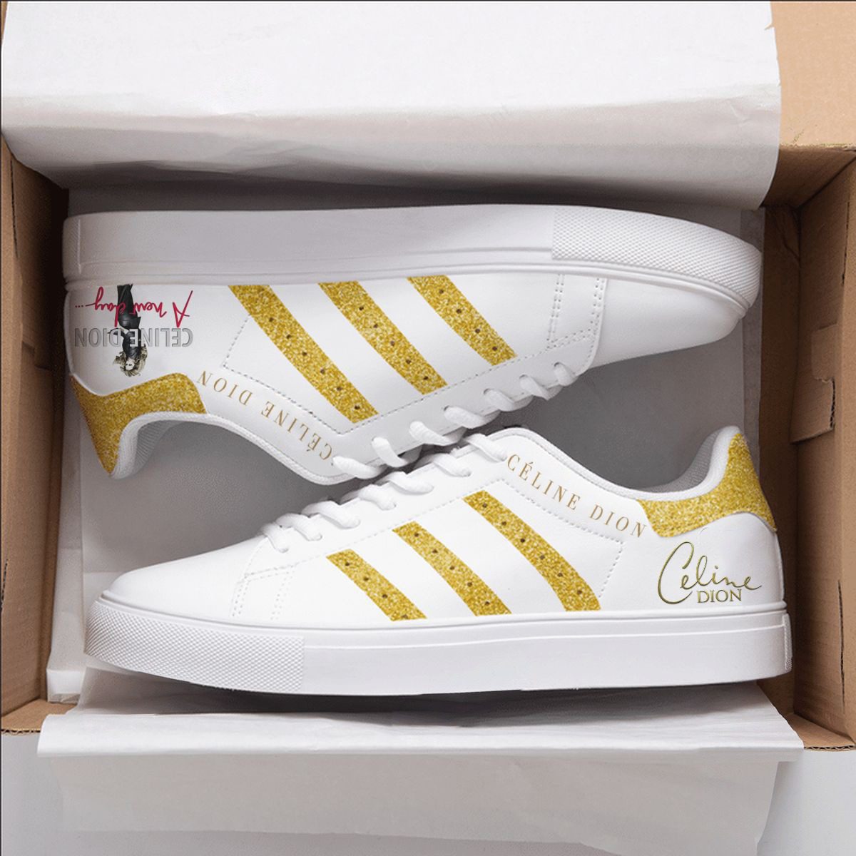 Celine Dion Stan Smith Shoes 1 Celine Dion Stan Smith Shoes
