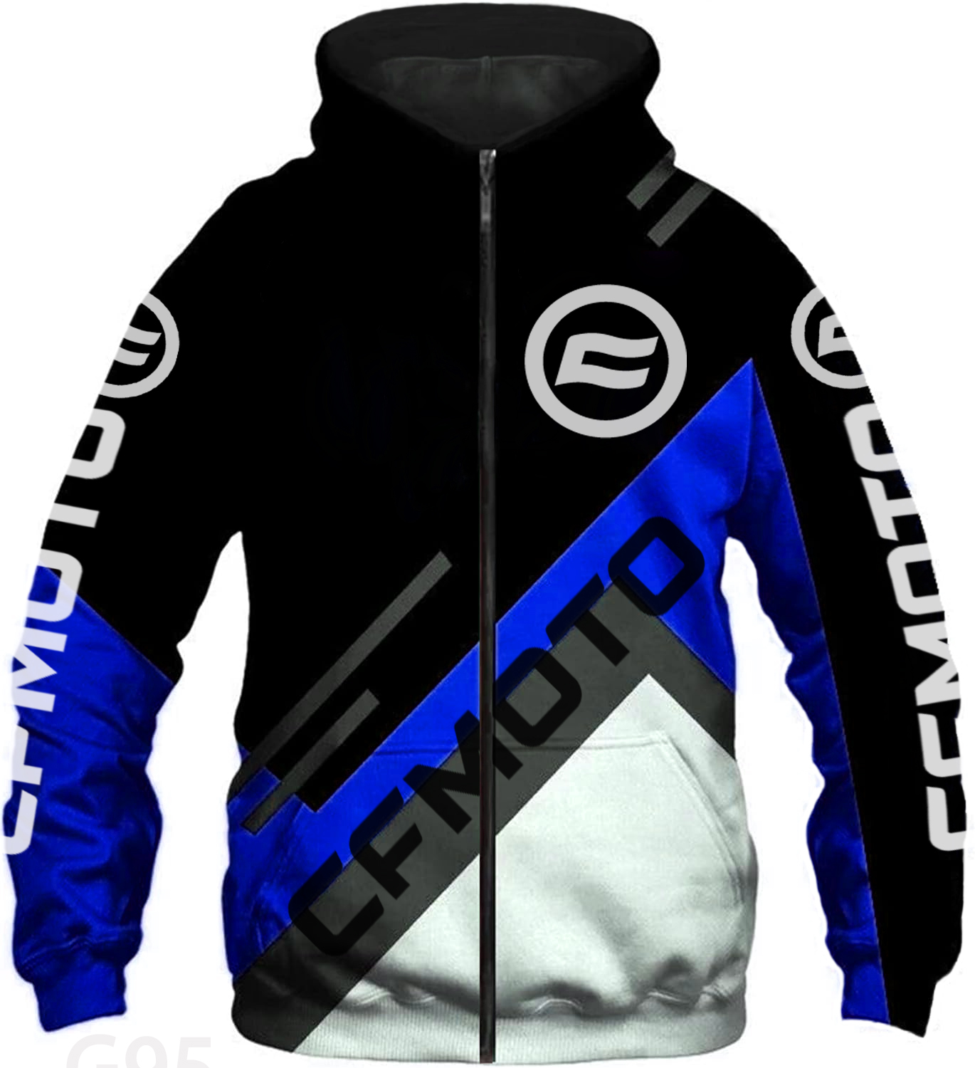 Cfmoto Hoodie Zip Hoodie 3D 1 Cfmoto Hoodie Zip Hoodie 3D
