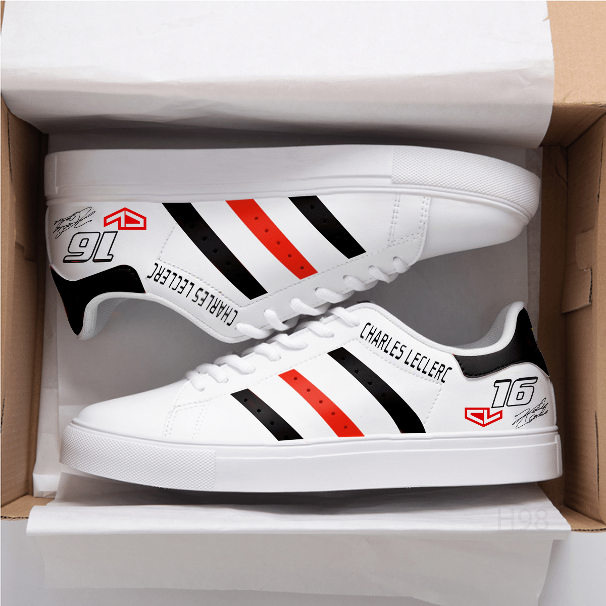 Charles Leclerc Stan Smith Shoes 1 Charles Leclerc Stan Smith Shoes