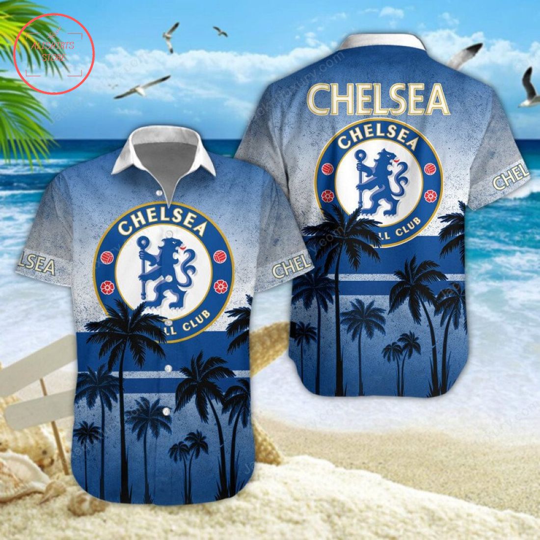 Chelsea FC Hawaiian Shirt 1 Chelsea FC Hawaiian Shirt