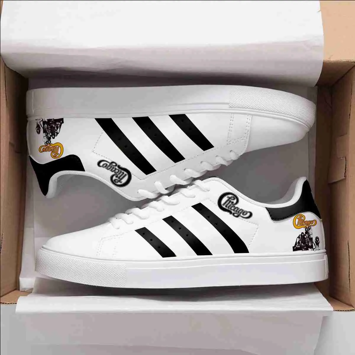 Chicago Band Stan Smith Shoes 1 Chicago Band Stan Smith Shoes