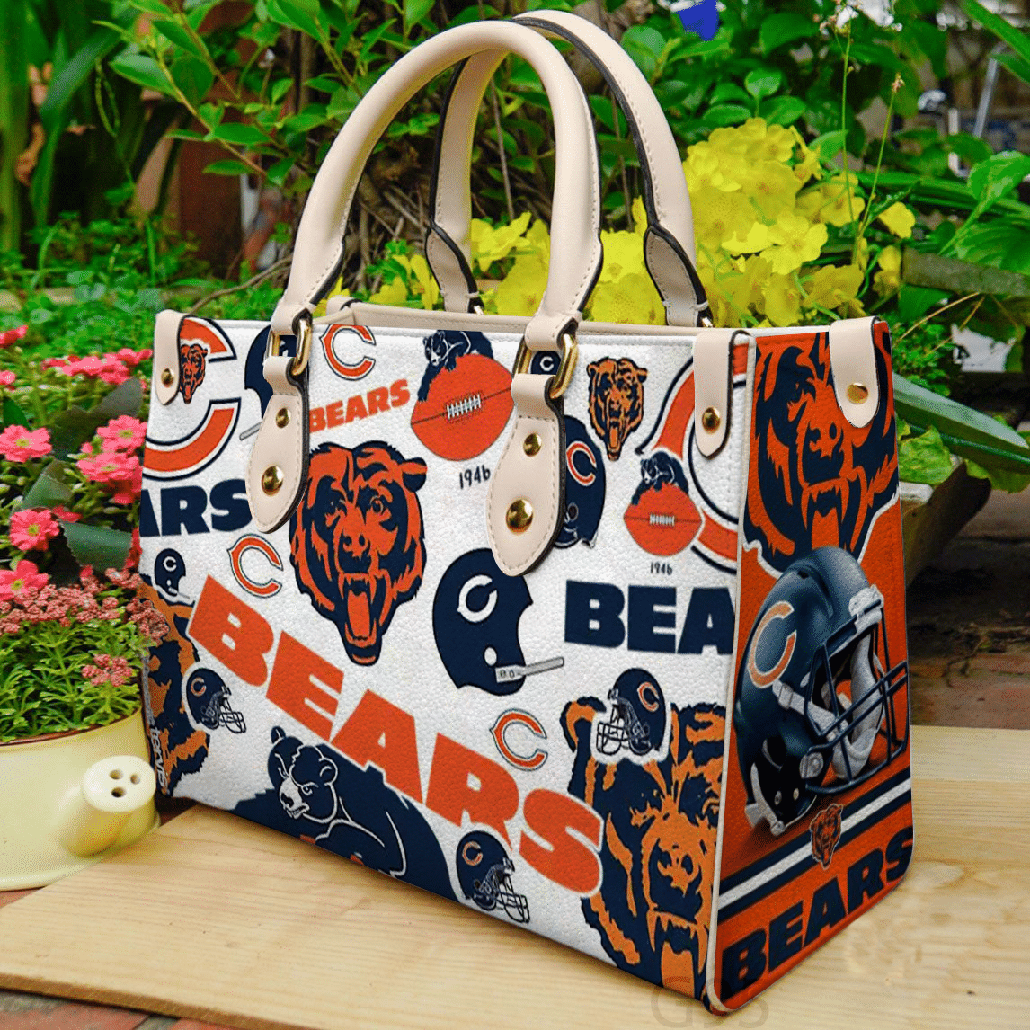 Chicago Bears A1 Leather Handbag 1 Chicago Bears A1 Leather Handbag