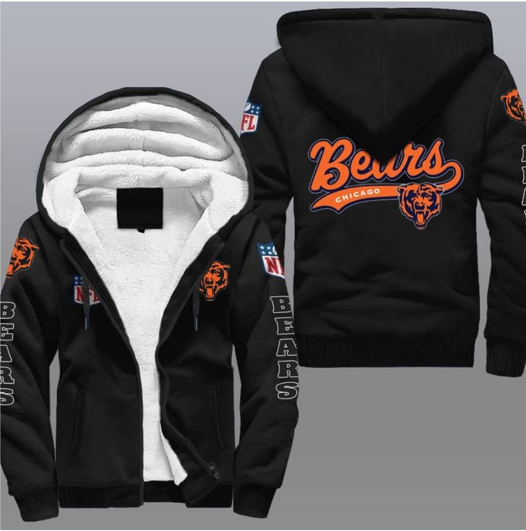 Chicago Bears Fleece Jacket 1 Chicago Bears Fleece Jacket