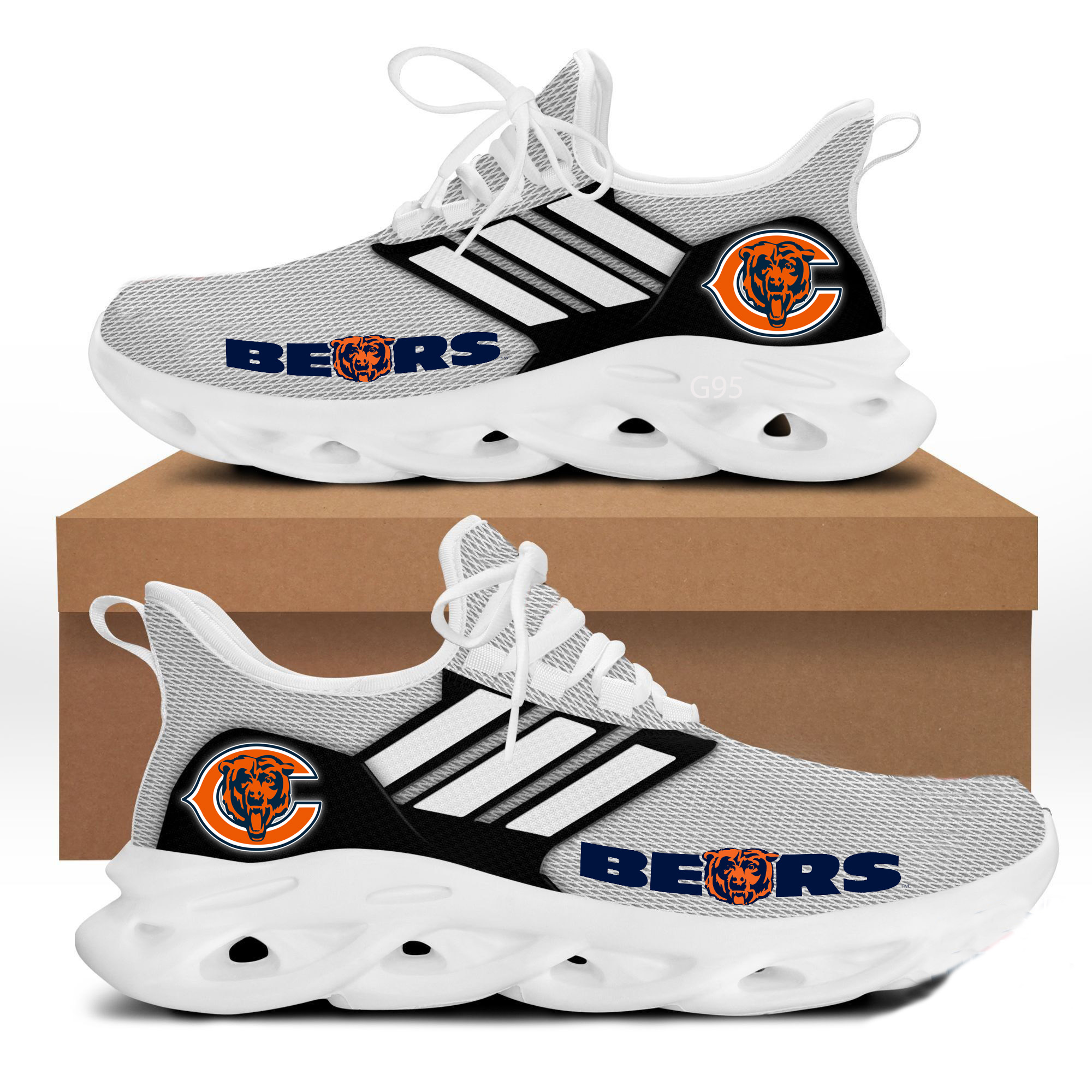 Chicago Bears Max Soul Shoes 1 Chicago Bears Max Soul Shoes