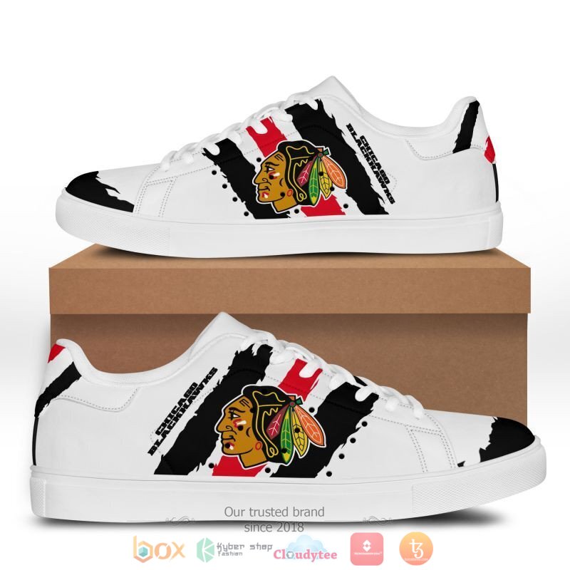 Chicago Blackhawks Stan Smith Shoes 1 Chicago Blackhawks Stan Smith Shoes