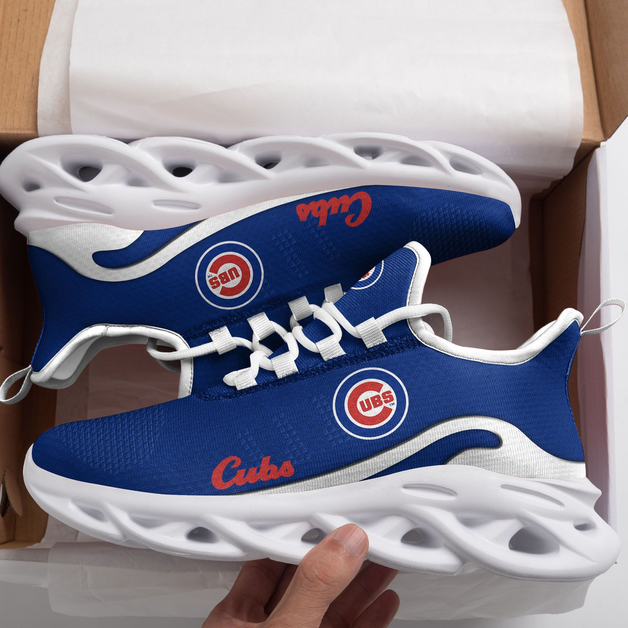 Chicago Cubs A1 Max Soul Shoes 1 Chicago Cubs A1 Max Soul Shoes