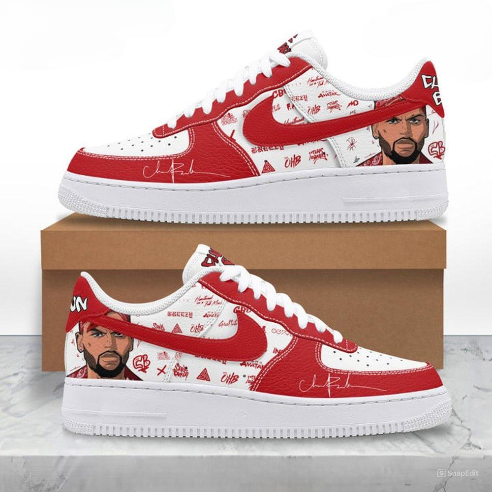 Chris Brown Limited Edition Air Force Shoes 1 Chris Brown Limited Edition Air Force Shoes