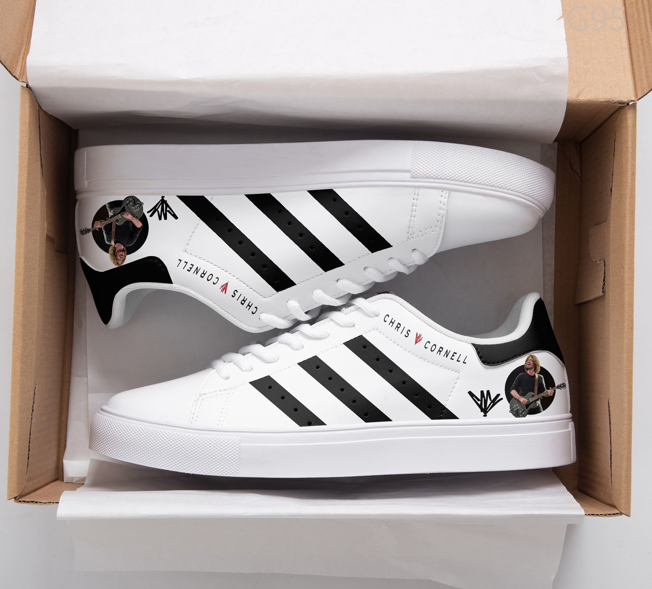 Chris Cornell Stan Smith Shoes 1 Chris Cornell Stan Smith Shoes