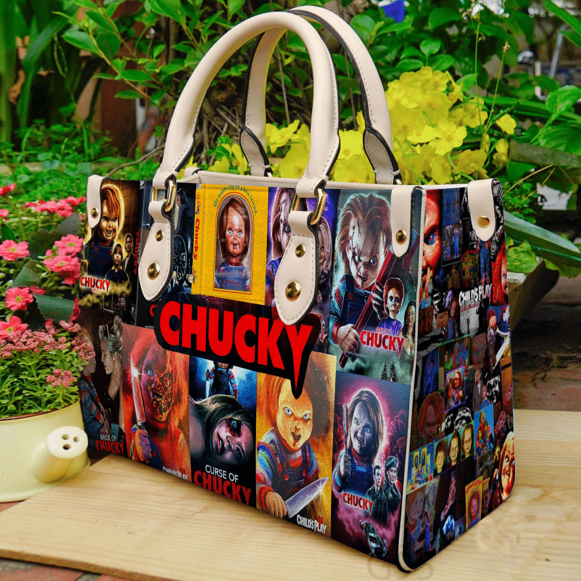 Chucky Horror Movie Leather Handbag 1 Chucky Horror Movie Leather Handbag