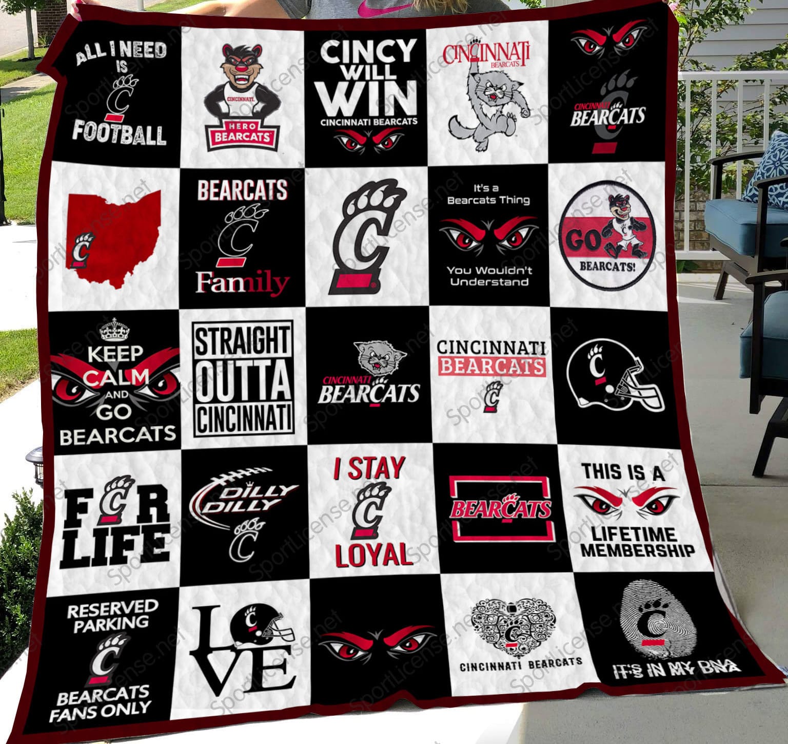 Cincinnati Bearcats Blanket 1 Cincinnati Bearcats Blanket