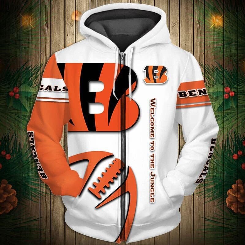 Cincinnati Bengals 6 Hoodie Zip Hoodie 3D 1 Cincinnati Bengals 6 Hoodie Zip Hoodie 3D