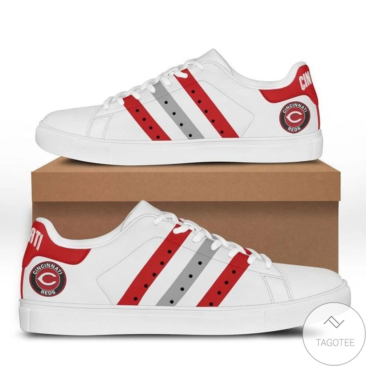 Cincinnati Reds Lover 1 Stan Smith Shoes 1 Cincinnati Reds Lover 1 Stan Smith Shoes