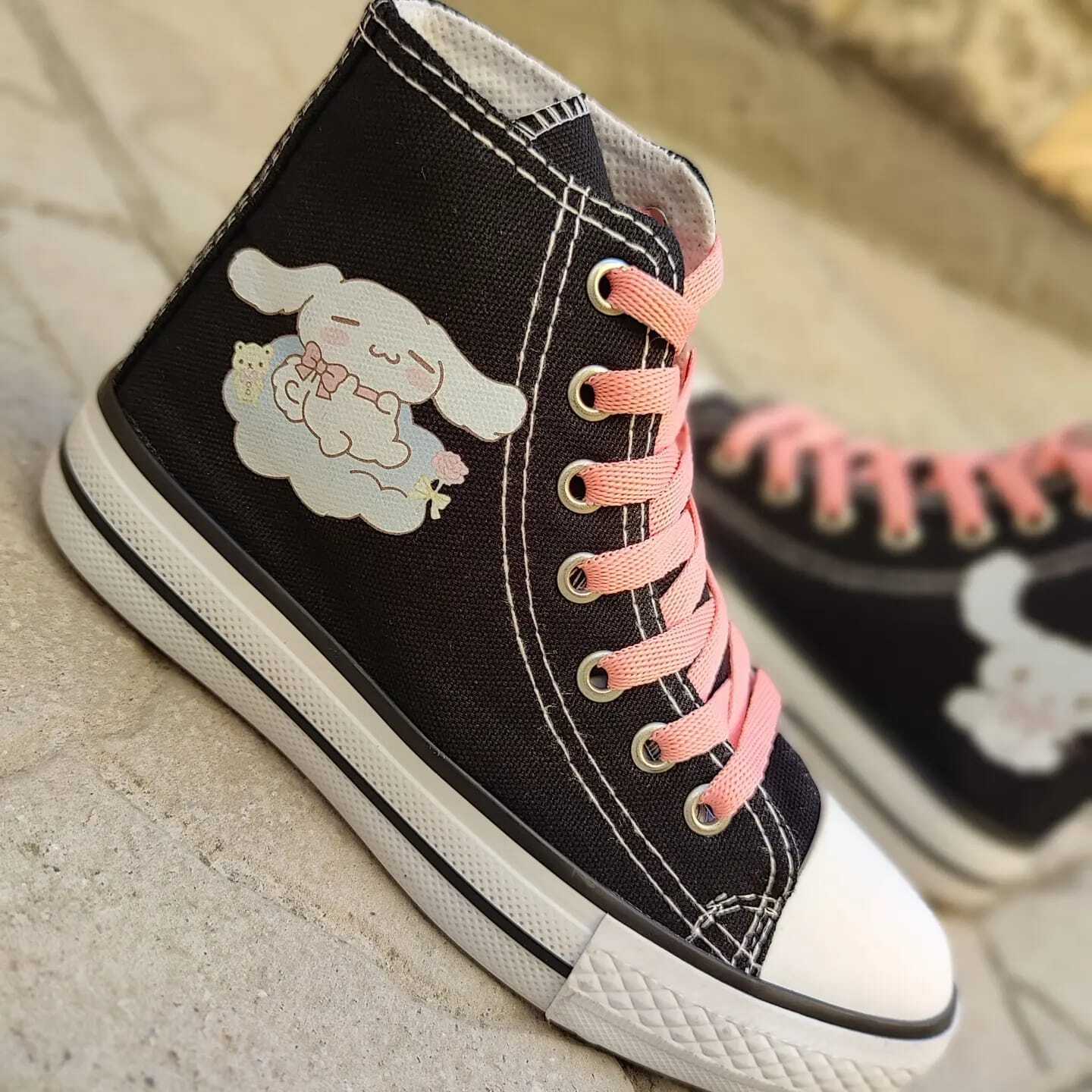 Cinnamoroll A1 High Top Shoes 1 Cinnamoroll A1 High Top Shoes