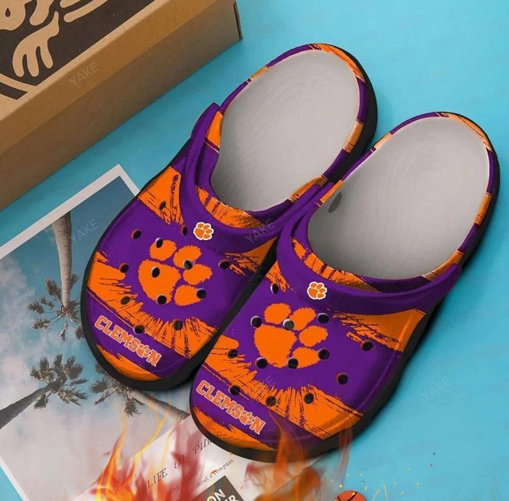 Clemson Tigers Soft Clogs 1 Clemson Tigers Soft Clogs