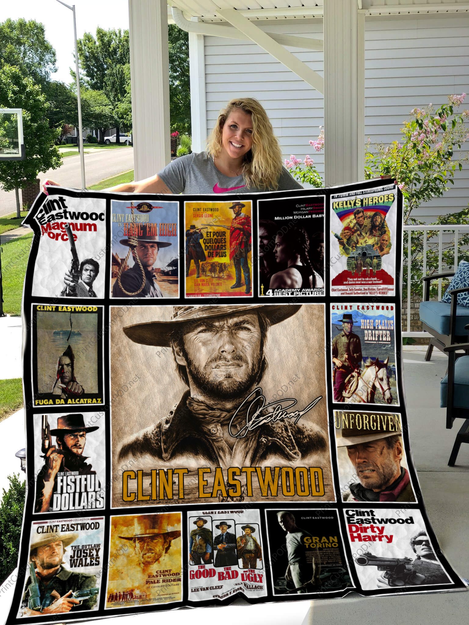 Clint Eastwood Blanket 1 Clint Eastwood Blanket