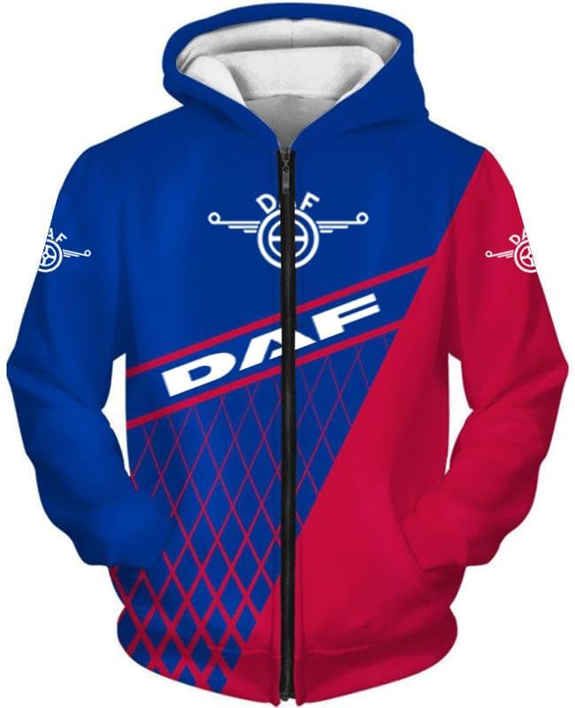 Daf Hoodie Zip Hoodie 3D 1 Daf Hoodie Zip Hoodie 3D