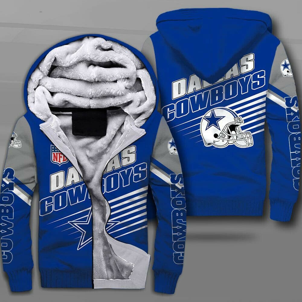 Dallas Cowboys 4 Fleece Jacket 1 Dallas Cowboys 4 Fleece Jacket