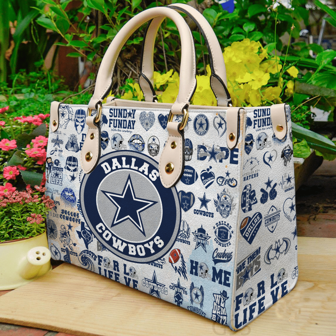 Dallas Cowboys I0 Leather Handbag 1 Dallas Cowboys I0 Leather Handbag