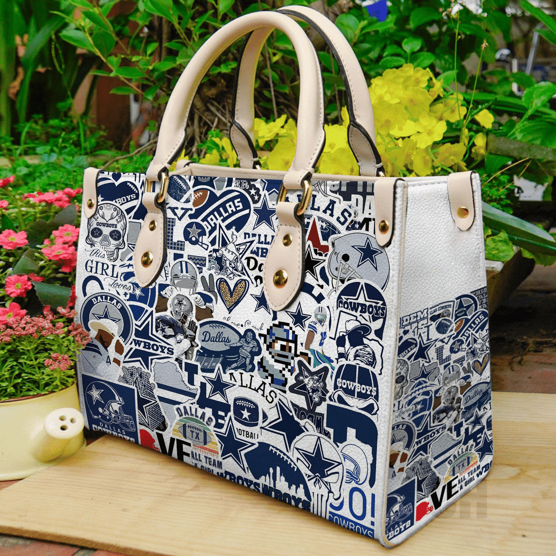 Dallas Cowboys Leather Handbag 1 Dallas Cowboys Leather Handbag