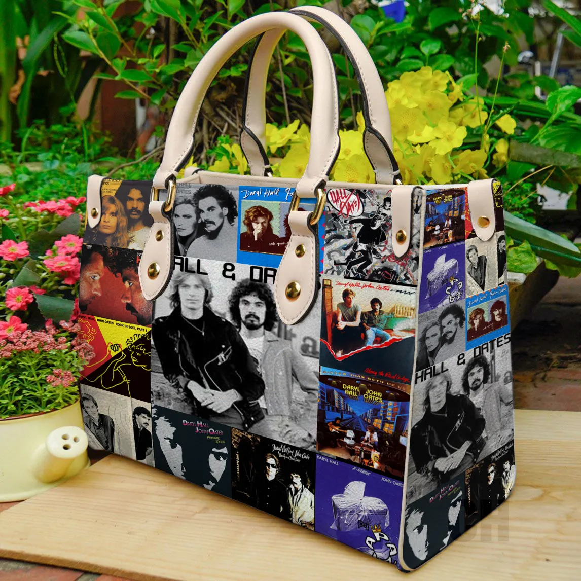 Daryl Hall & John Oates Leather Handbag 1 Daryl Hall & John Oates Leather Handbag