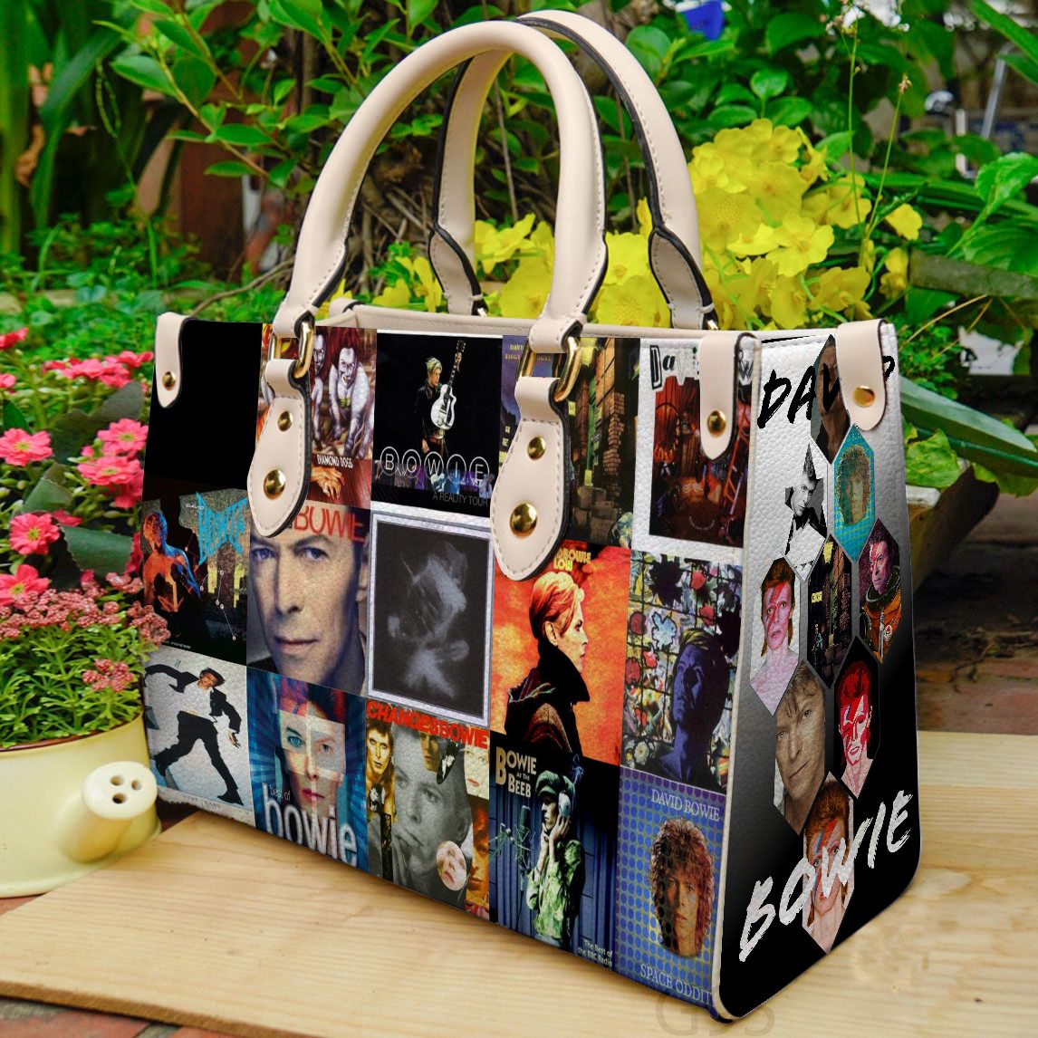 David Bowie Leather Handbag 1 David Bowie Leather Handbag