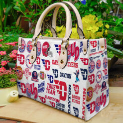 Dayton Flyers Leather Handbag