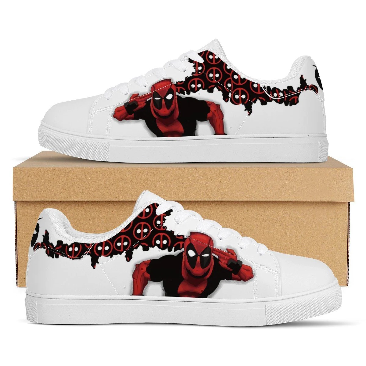 Deadpool Stan Smith Shoes 1 Deadpool Stan Smith Shoes