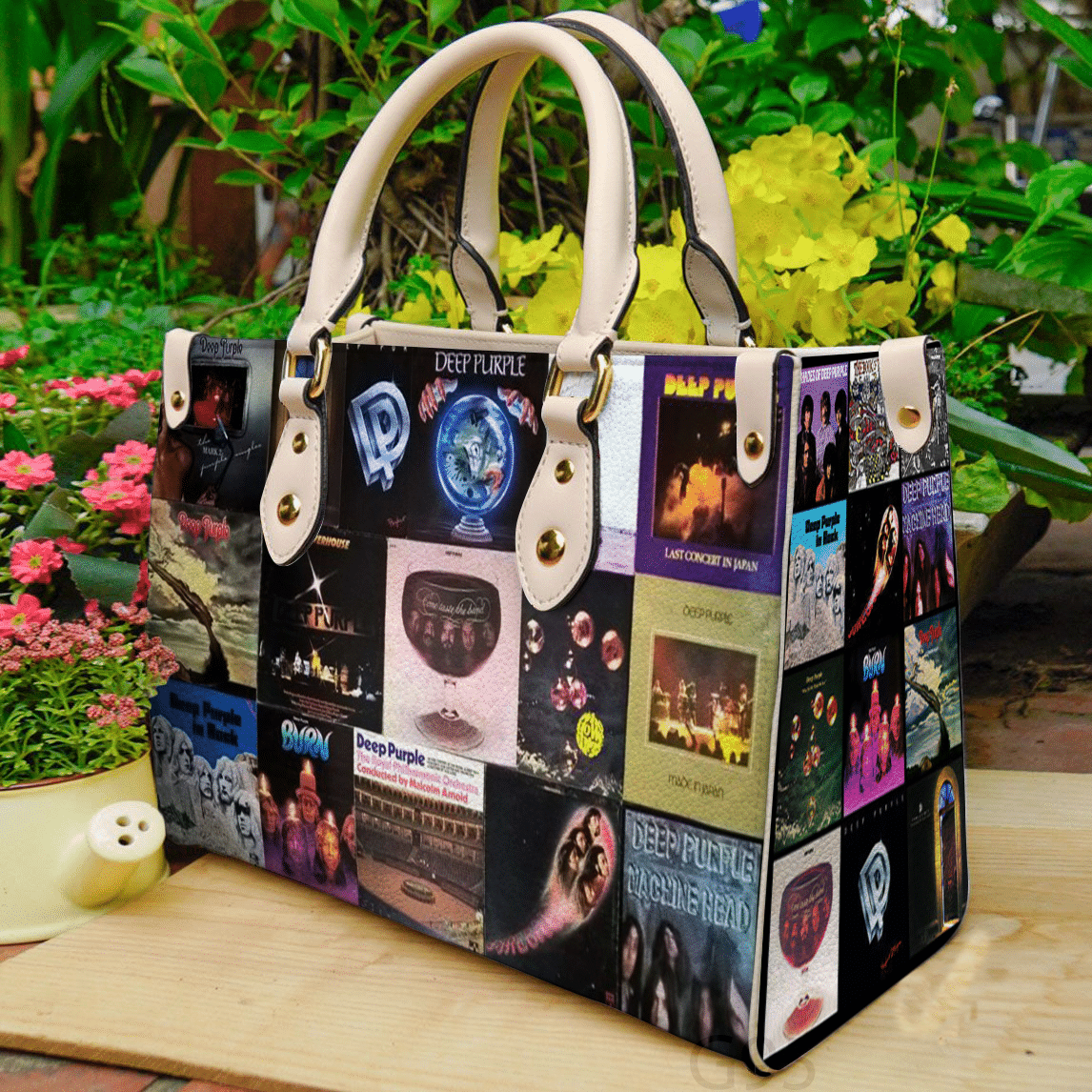 Deep Purple Leather Handbag 1 Deep Purple Leather Handbag