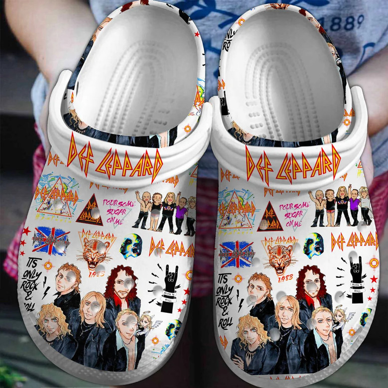 Def Leppard Clogs Shoes 1 Def Leppard Clogs Shoes
