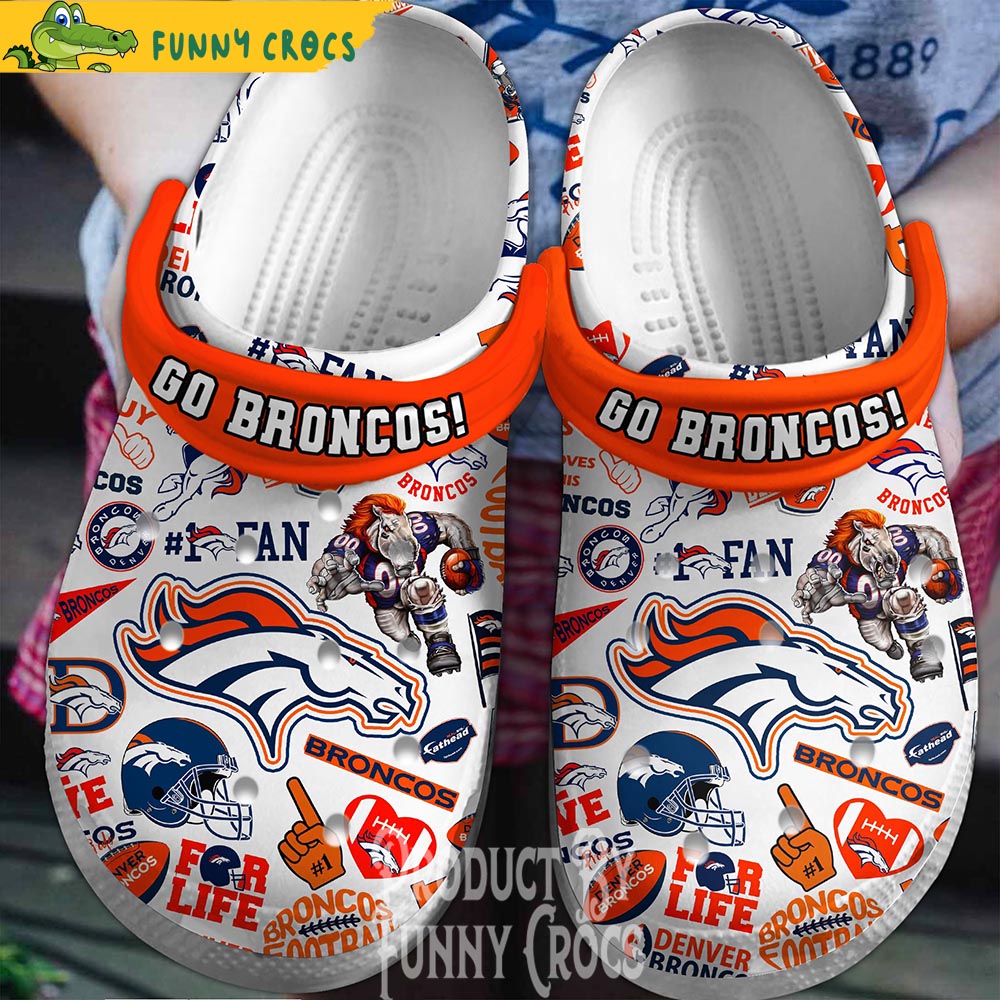 Denver Broncos Soft Clogs 1 Denver Broncos Soft Clogs